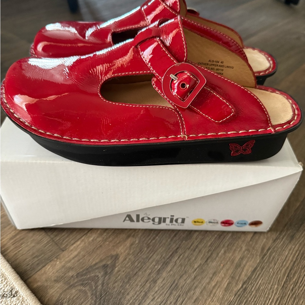 Alegria Sandal - PG Lite Color: Red  Size 40